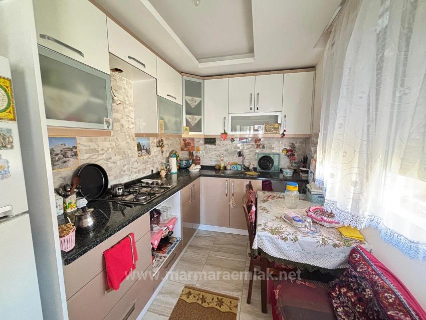 1+1 Wohnung Zum Verkauf In Doğanbey, Seferihisar, İzmir, Mit Aufzug, 300 Meter Vom Meer Entfernt.