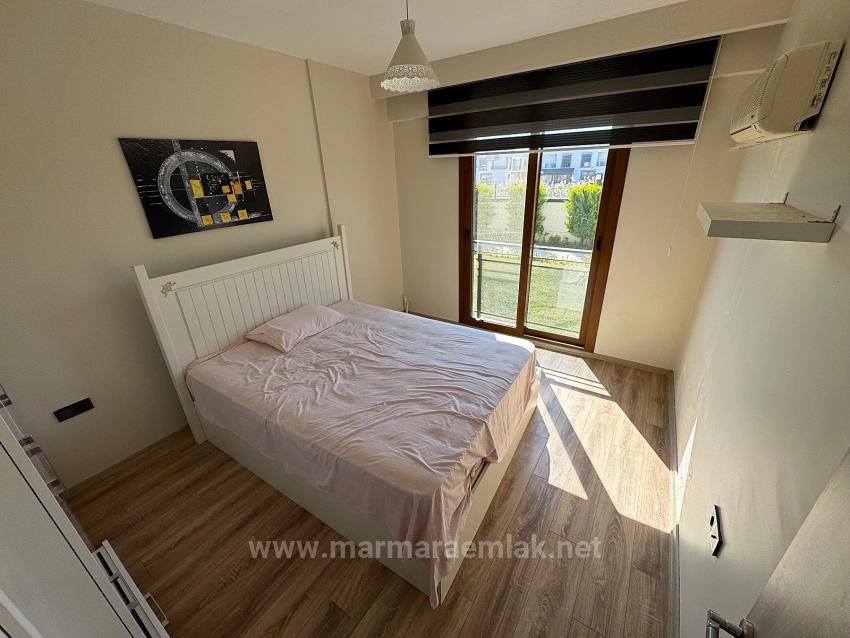 1+1 Wohnung Zum Verkauf In Einem Komplex Mit Pool In Doğanbey, Seferihisar