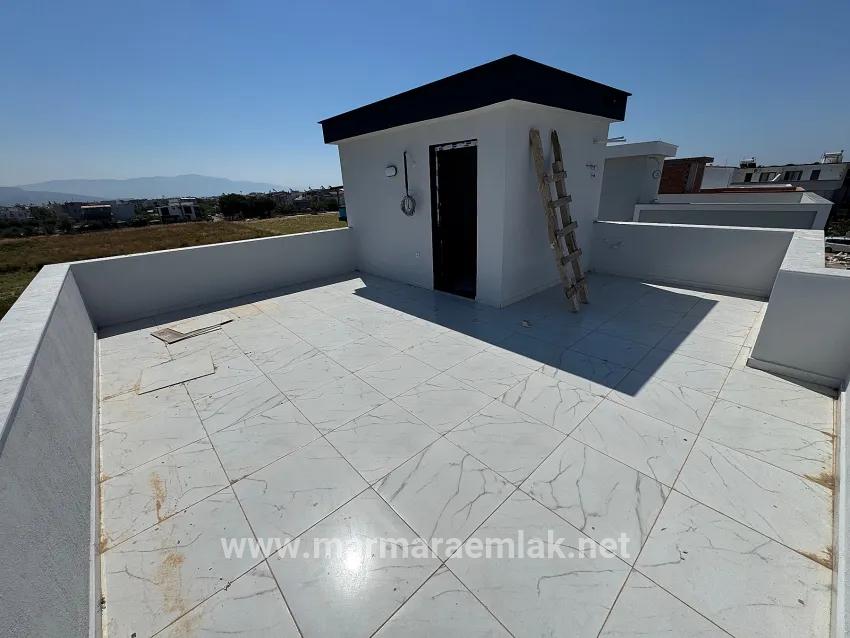2+1 Summer Villa With Garden For Sale In Doğanbey, Seferihisar, İzmir