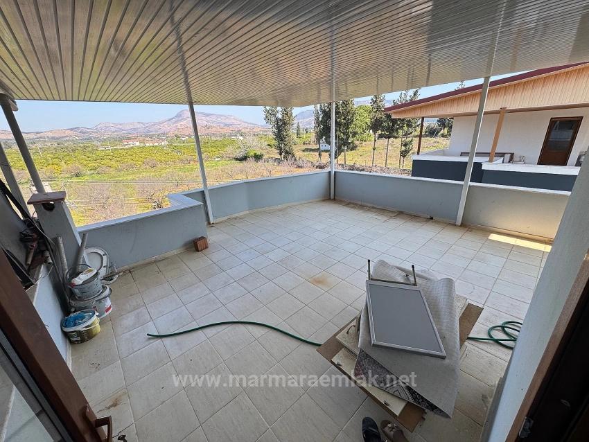 2+1 Summer Villa With Garden For Sale In Doğanbey, Seferihisar, İzmir