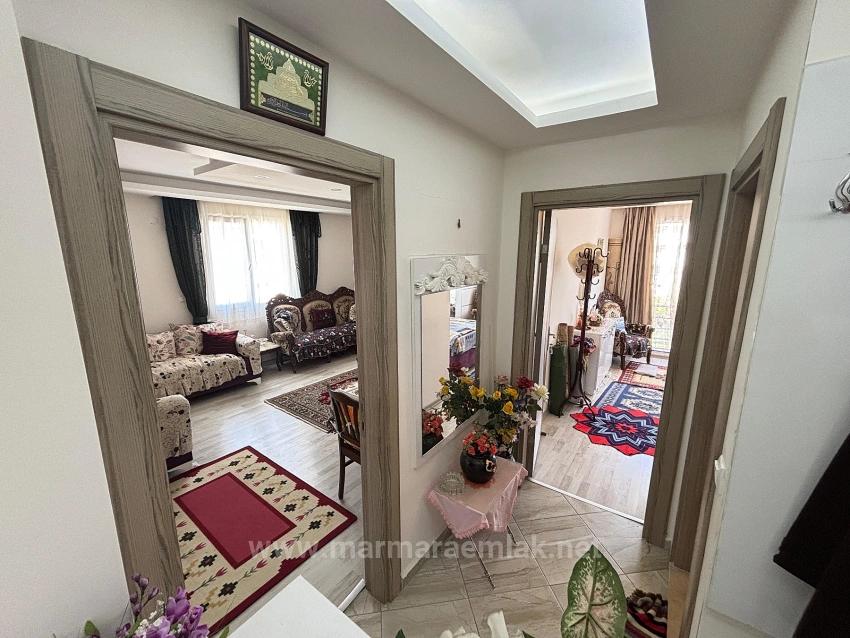 1+1 Apartment For Sale In Doğanbey, Seferihisar, İzmir, With Elevator, 300 Meters From The Sea.