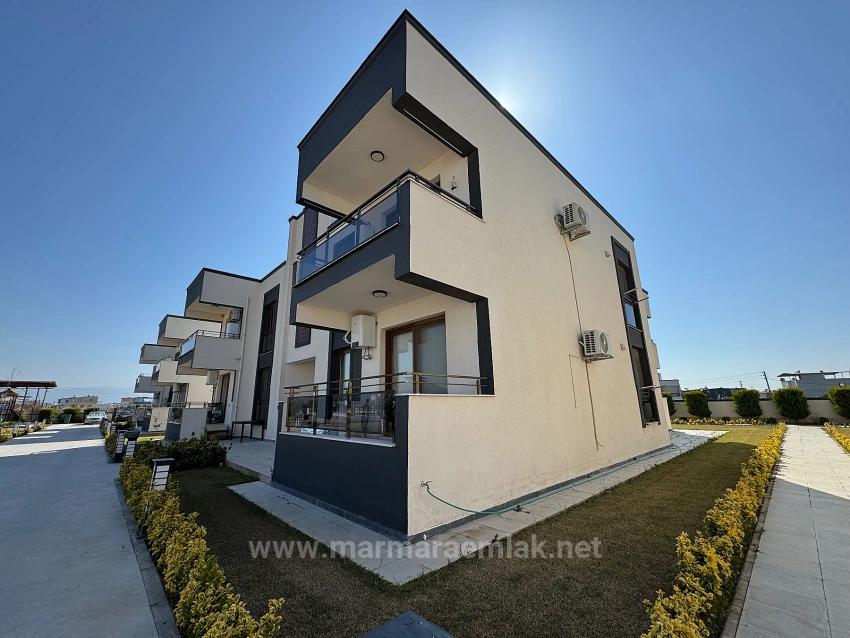 1+1 Apartment For Sale In A Complex With A Pool In Doğanbey, Seferihisar