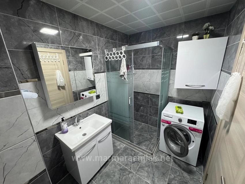 1+1 Apartment For Sale In A Complex With A Pool In Doğanbey, Seferihisar