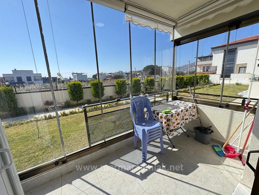 1+1 Apartment For Sale In A Complex With A Pool In Doğanbey, Seferihisar