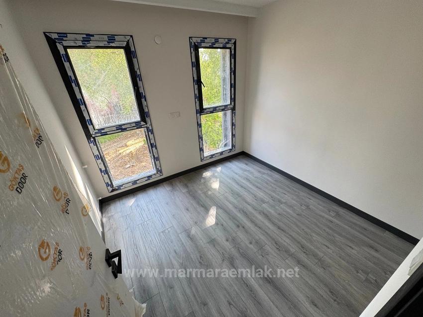 3+1 Villa With Garden For Sale In Gumuldur, 600 Meters From The Sea