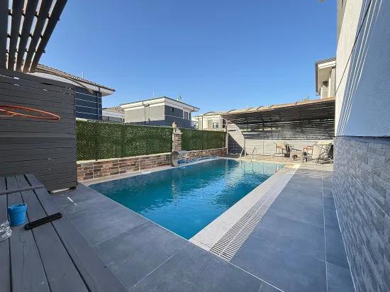 3+1 Detached Villa With Pool, Separate Kitchen, Large Garden In Seferihisar Doğanbey