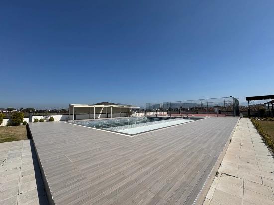1+1 Apartment For Sale In A Complex With A Pool In Doğanbey, Seferihisar